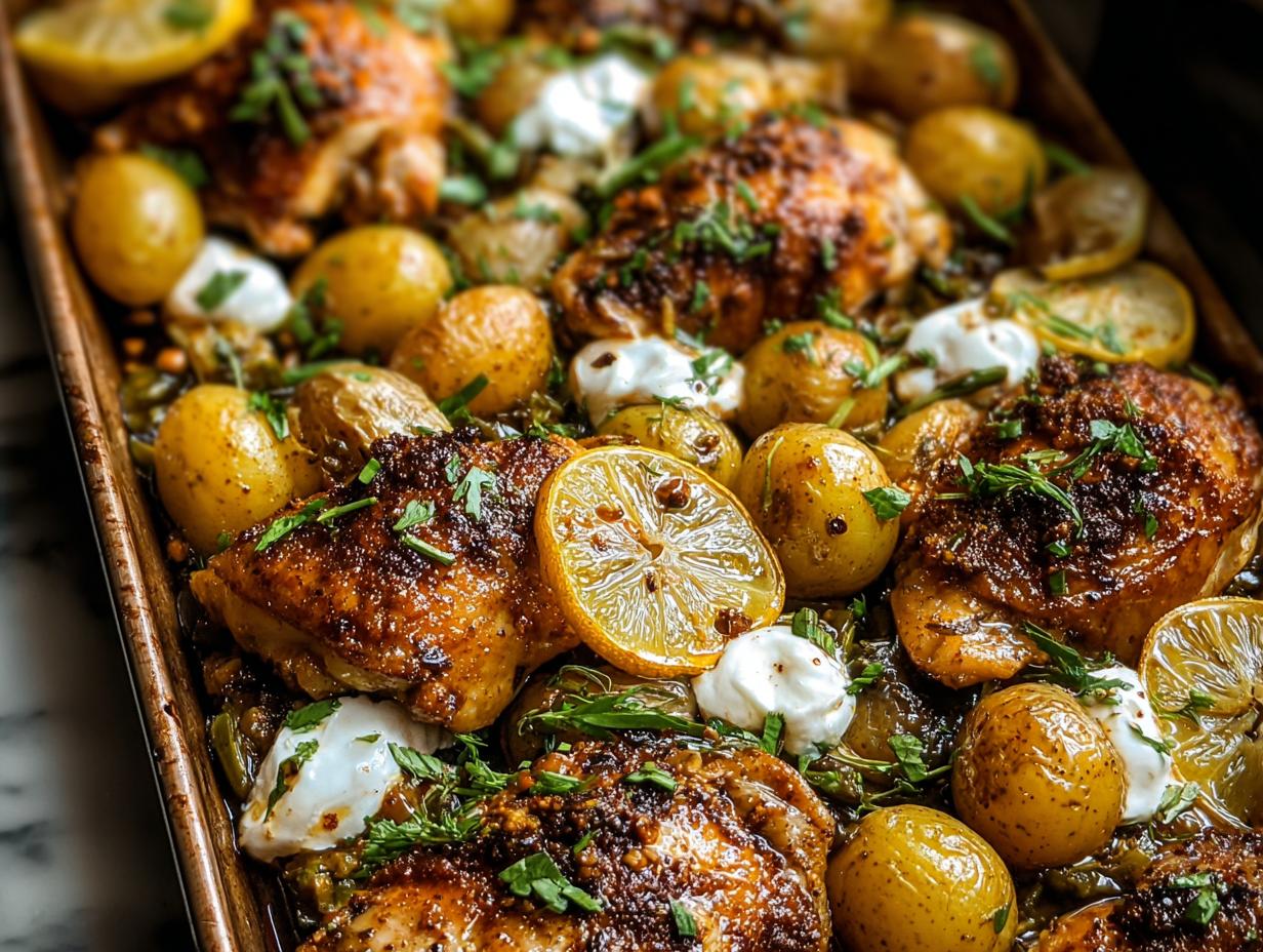 Sheet Pan Lemon Balsamic