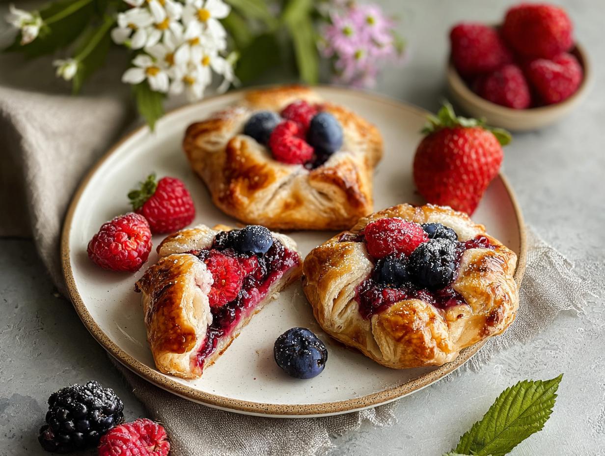 Summer Berry Mini Galettes: Easy 20 Min Prep - Summer Berry Mini Galettes - additional detail