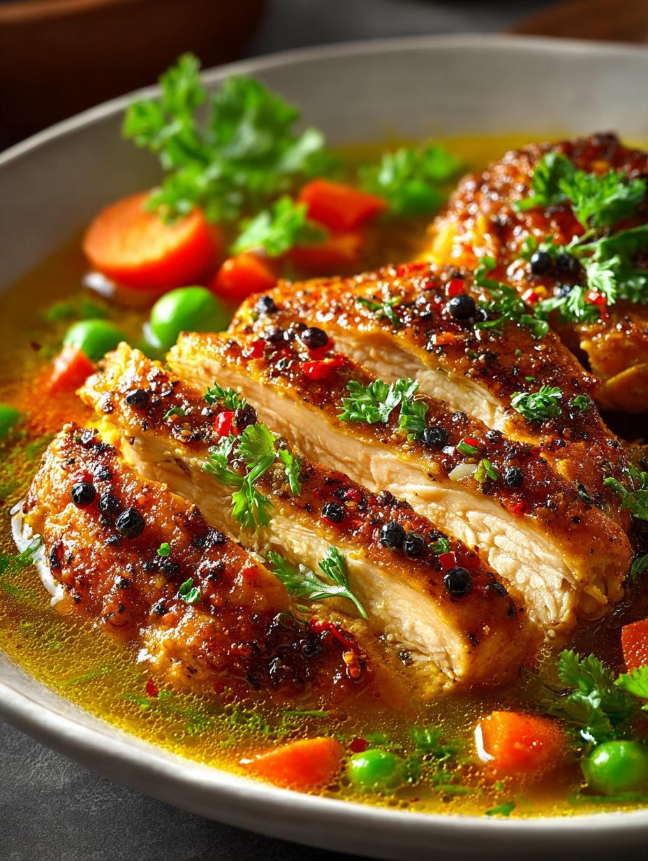 Step-by-step preparation of Anti Inflammatory Turmeric Chicken