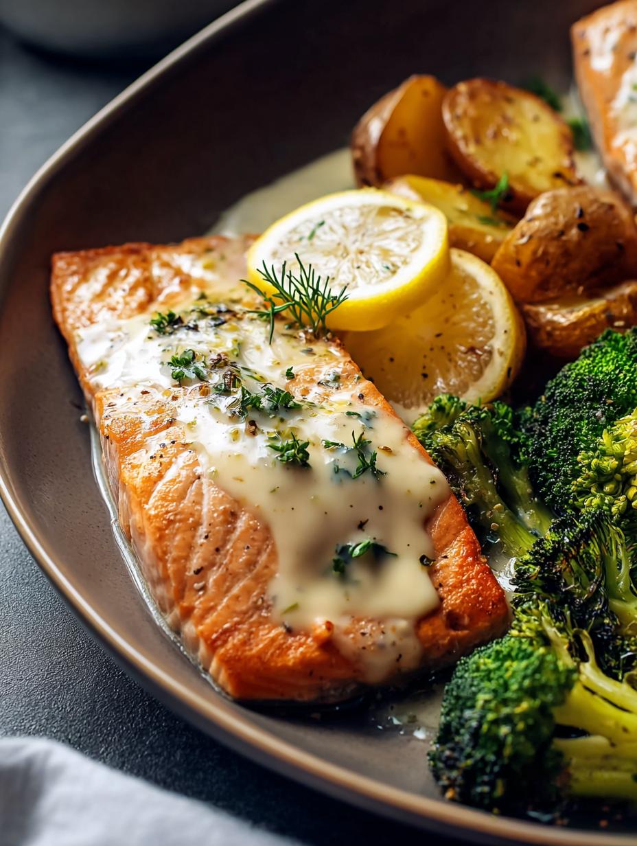 Baked Salmon Lemon Sauce: 4 Easy Steps - Baked Salmon Lemon Sauce - main visual representation
