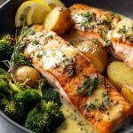 Baked Salmon Lemon Sauce