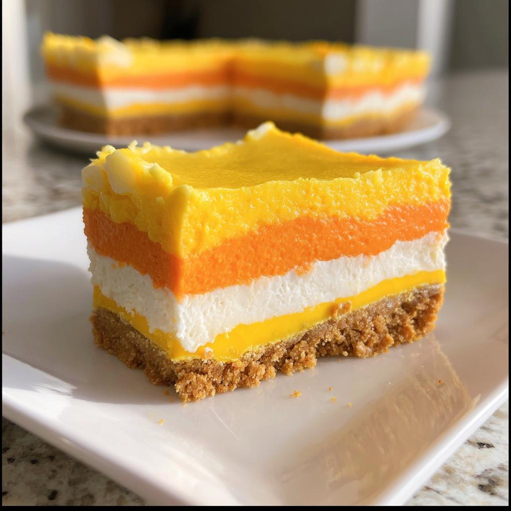 Candy Corn Lush Bake: 1 Easy Crowd-Pleaser - Candy Corn Lush Bake - main visual representation