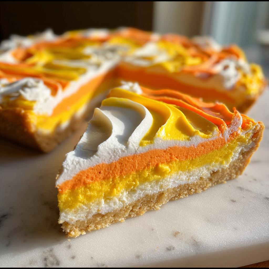 Candy Corn Sugar Cookie