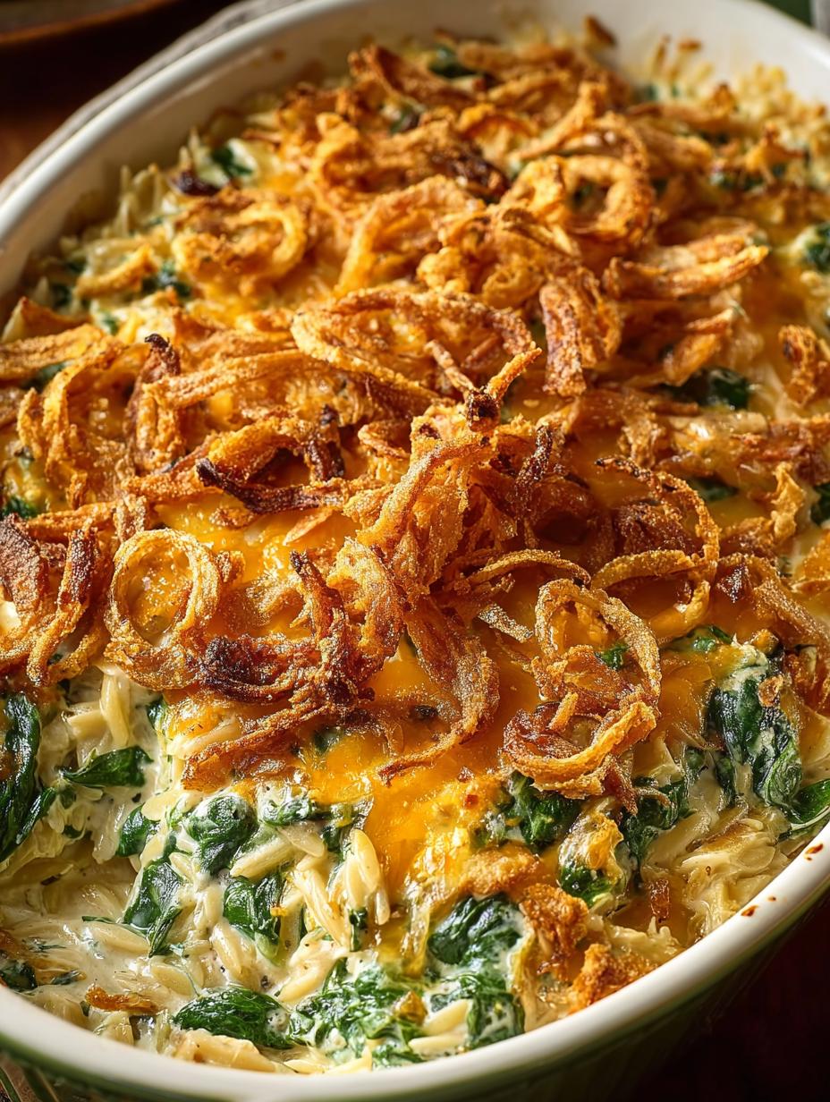 Cheesy Spinach Chicken Orzo: A Comforting Dinner - Cheesy Spinach Chicken Orzo - main visual representation