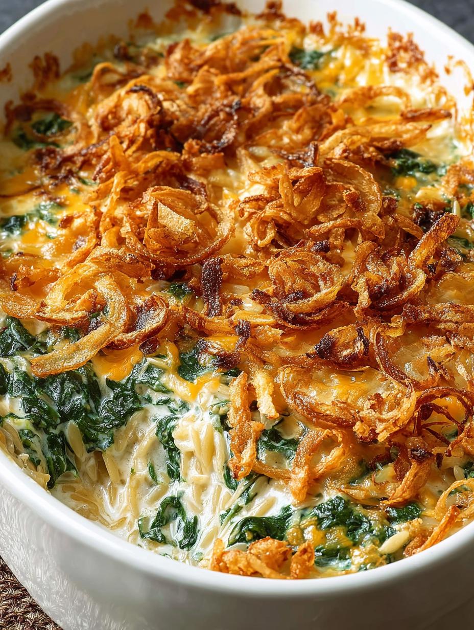 Cheesy Spinach Chicken Orzo: A Comforting Dinner - Cheesy Spinach Chicken Orzo - additional detail