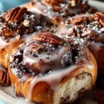 Chocolate Pecan Cinnamon Rolls