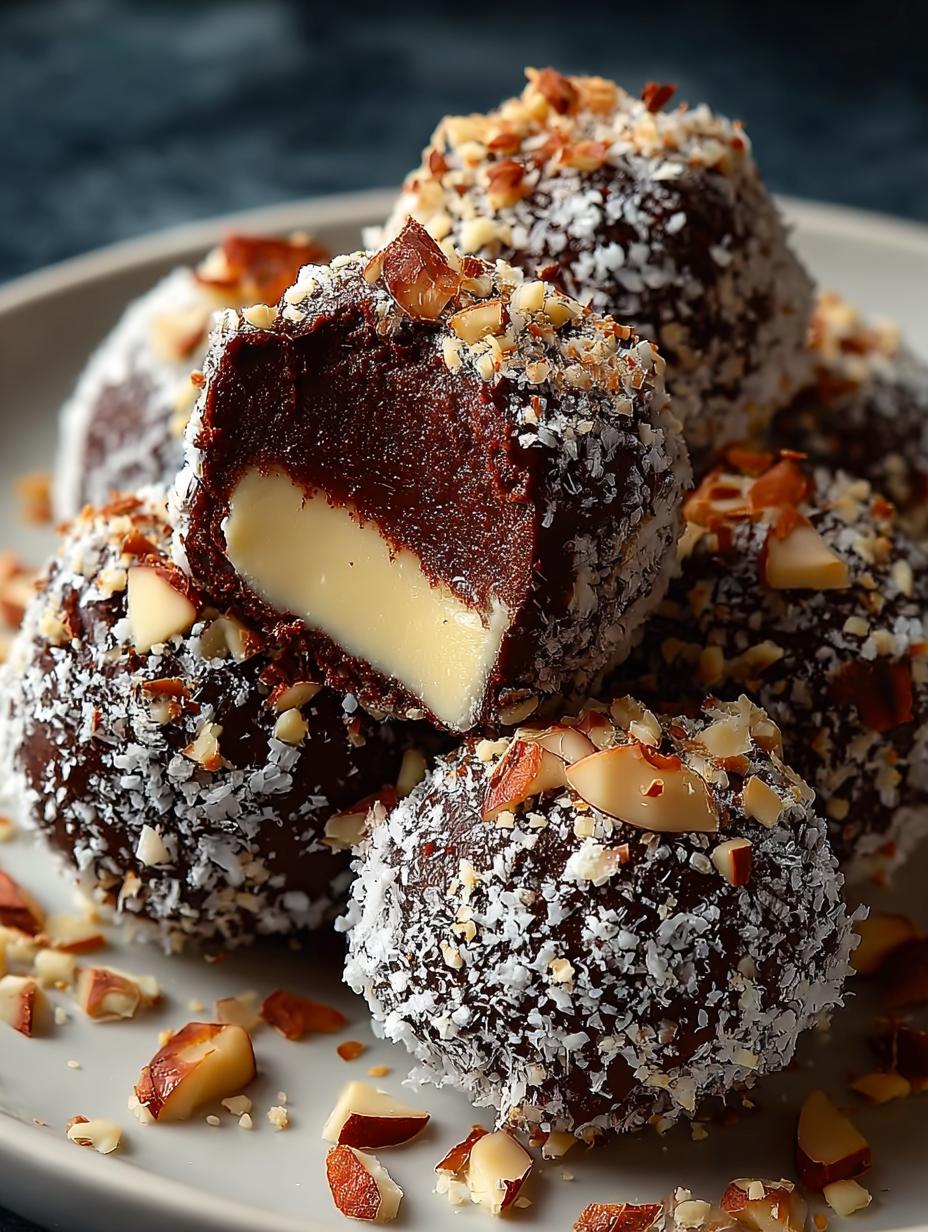 Chocolate Ricotta Fudgy Truffles: 12 Irresistible Bites - Chocolate Ricotta Fudgy Truffles - main visual representation
