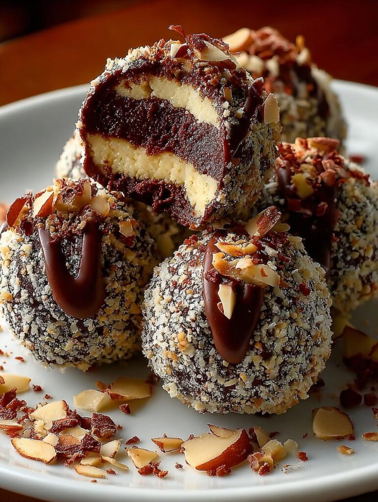 Chocolate Ricotta Fudgy Truffles