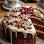 Christmas Gingerbread Cake Creamy