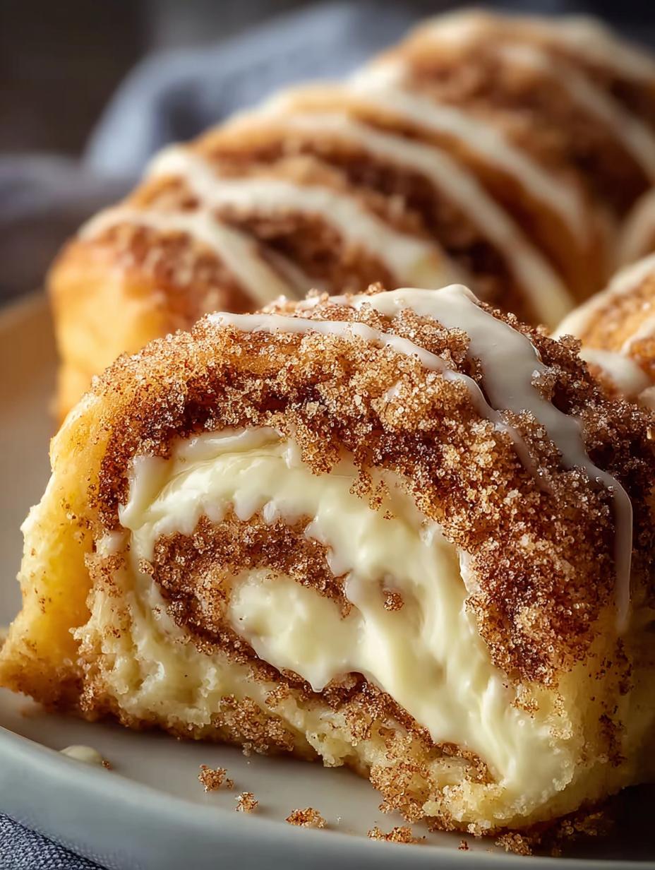 Cream Cheese Rolls: 1 Easy Magic Recipe - Cream Cheese Cinnamon Sugar - main visual representation