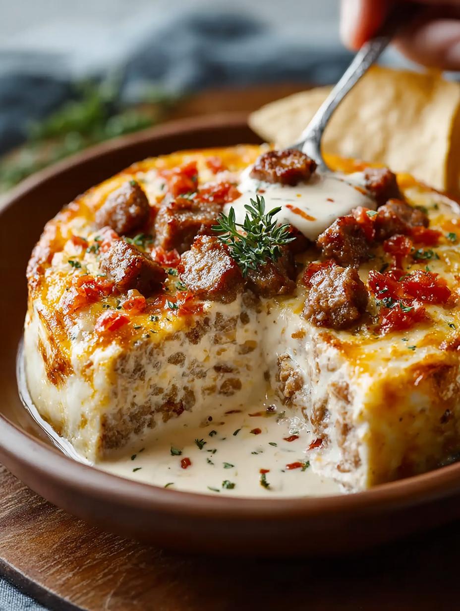 Cream Cheese Rotel Sausage: 5 Irresistible Party Dips - Cream Cheese Rotel Sausage - additional detail