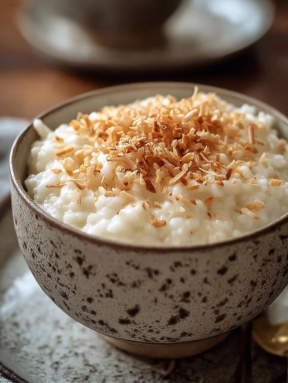 Creamy Coconut Rice Pudding: Easy 30-Min Comfort - Creamy Coconut Rice Pudding - main visual representation