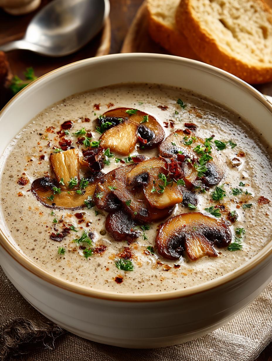 Creamy Mushroom Soup: 5 Velvety Ways to Enjoy It - Creamy Mushroom Soup - main visual representation