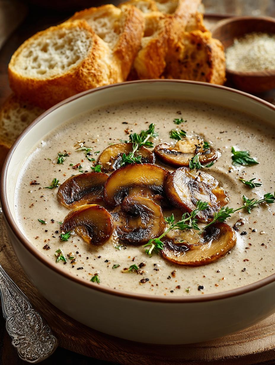 Creamy Mushroom Soup: 5 Velvety Ways to Enjoy It - Creamy Mushroom Soup - additional detail