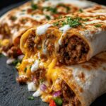 Crispy Loaded Taco Burritos