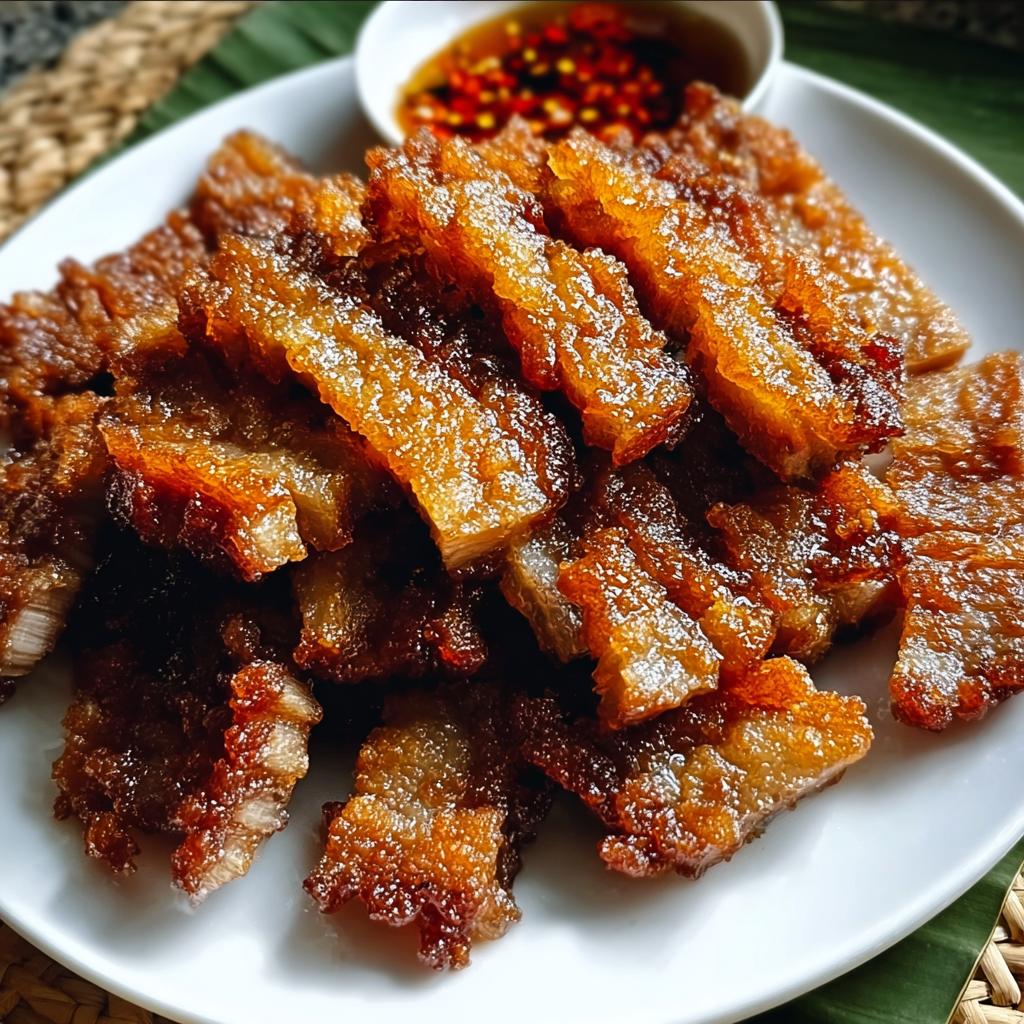 Crispy Moo Dad Deaw: Amazing Thai Snack Recipe - Crispy Moo Dad Deaw - main visual representation