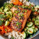 Crispy Salmon Bowls