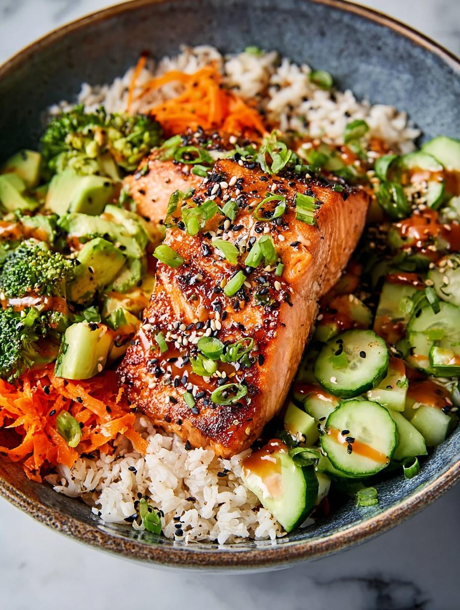 Crispy Salmon Bowls