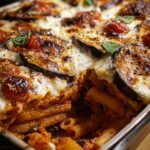 Dinner Eggplant Tomato Pasta