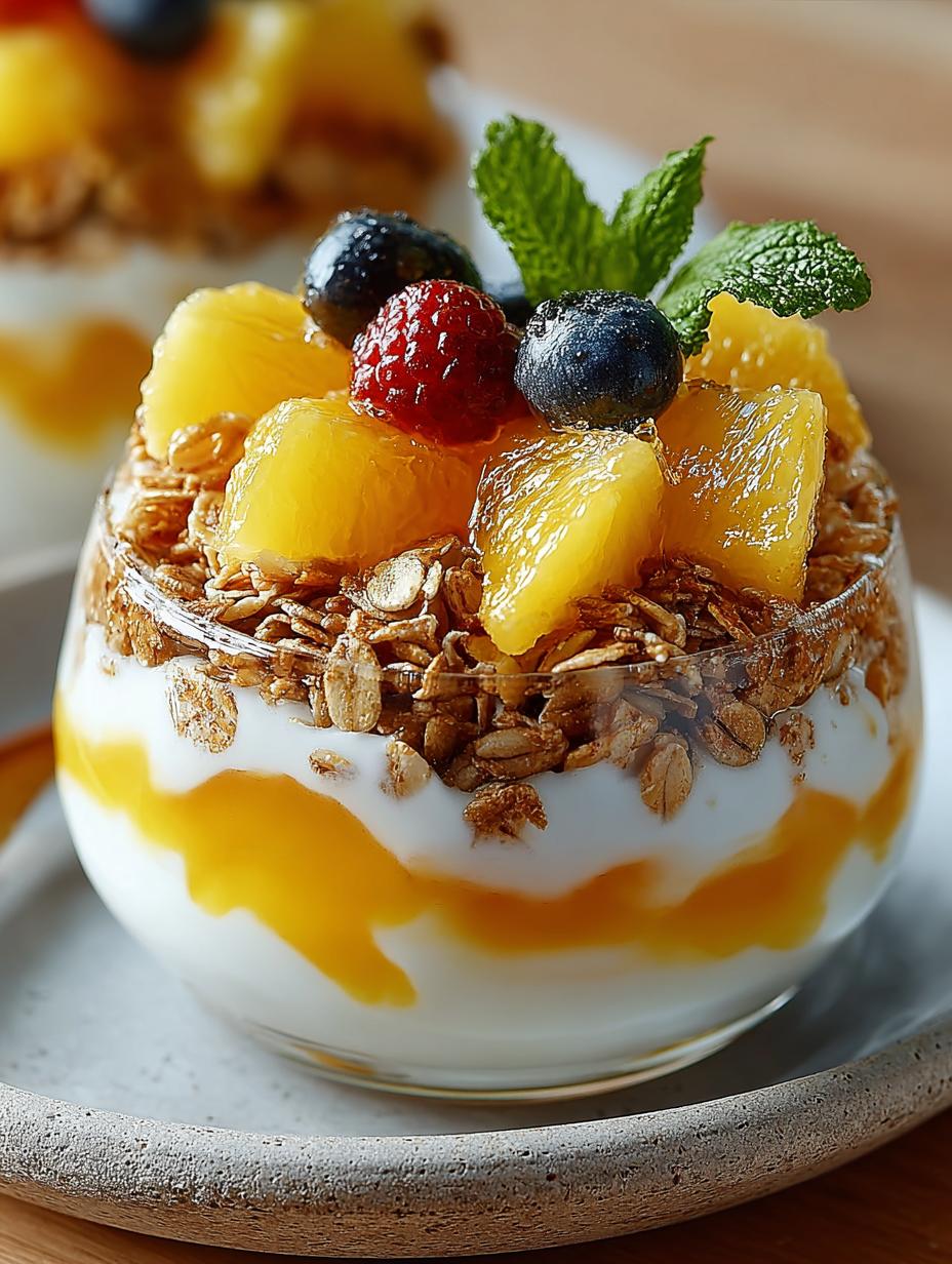 Frozen Mango Yogurt Cereal