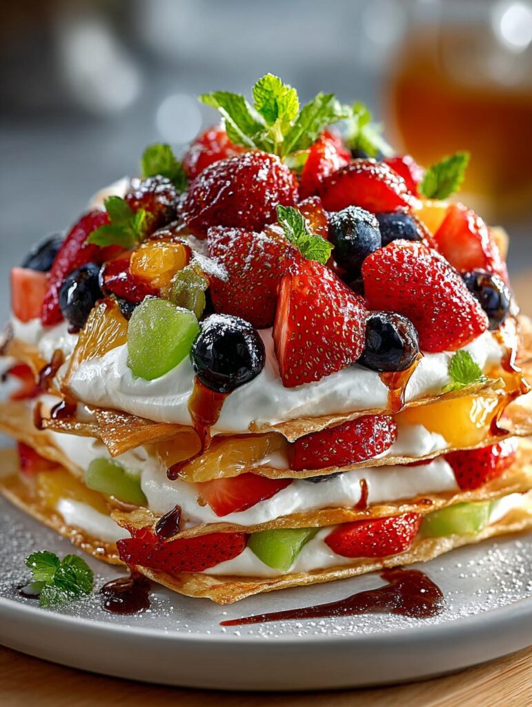 Fruit Pizza Nachos Supreme