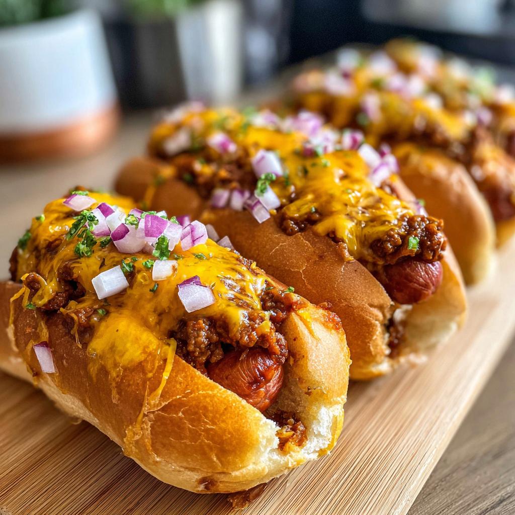 Mini Chili Cheese Dogs