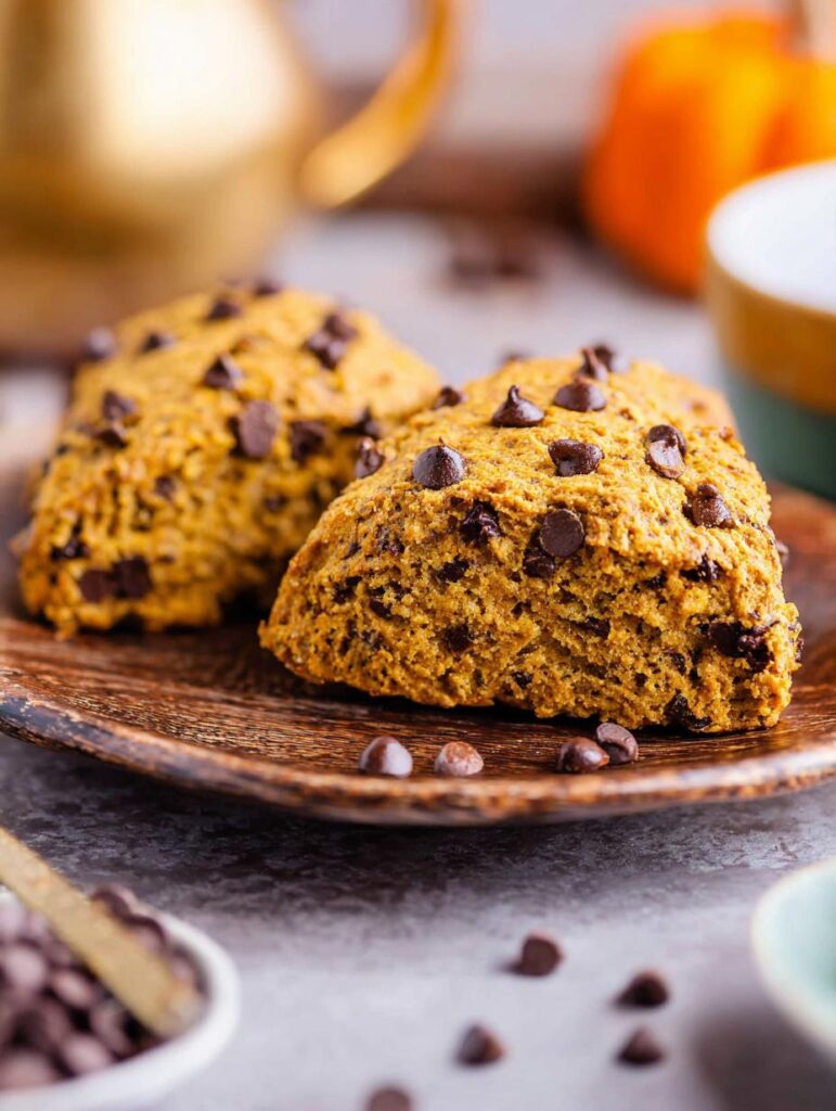 Pumpkin Chocolate Chip Scones