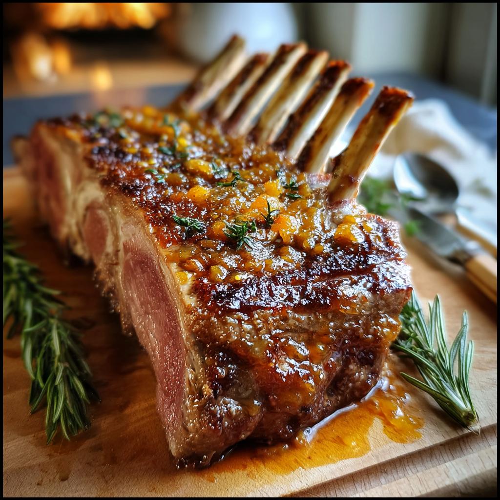Roast Rack Lamb Apricot: Divine Glazed Recipe - Roast Rack Lamb Apricot - additional detail