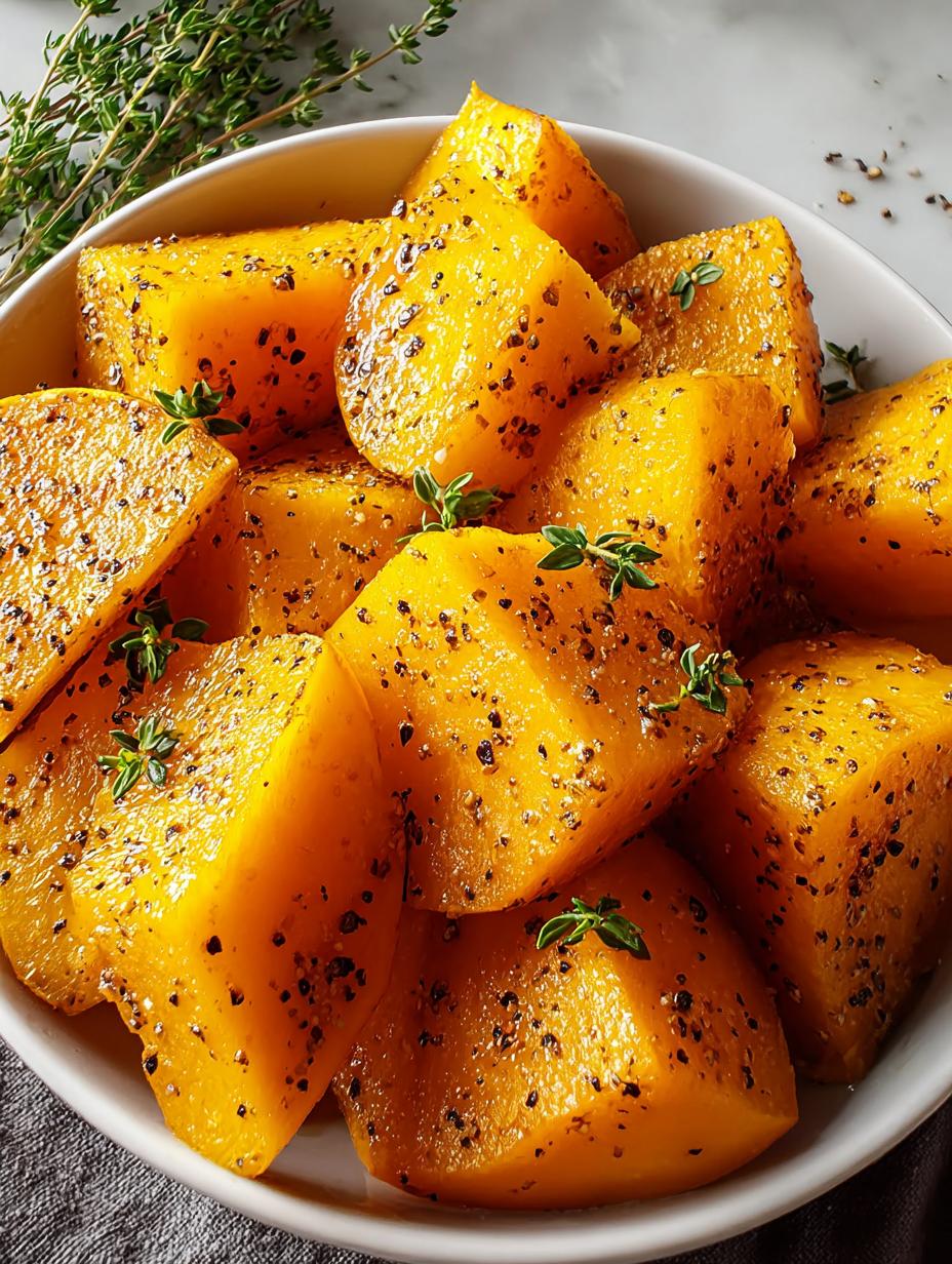 Roasted Butternut Squash: Quick & Cozy Fall Side - Roasted Butternut Squash - additional detail
