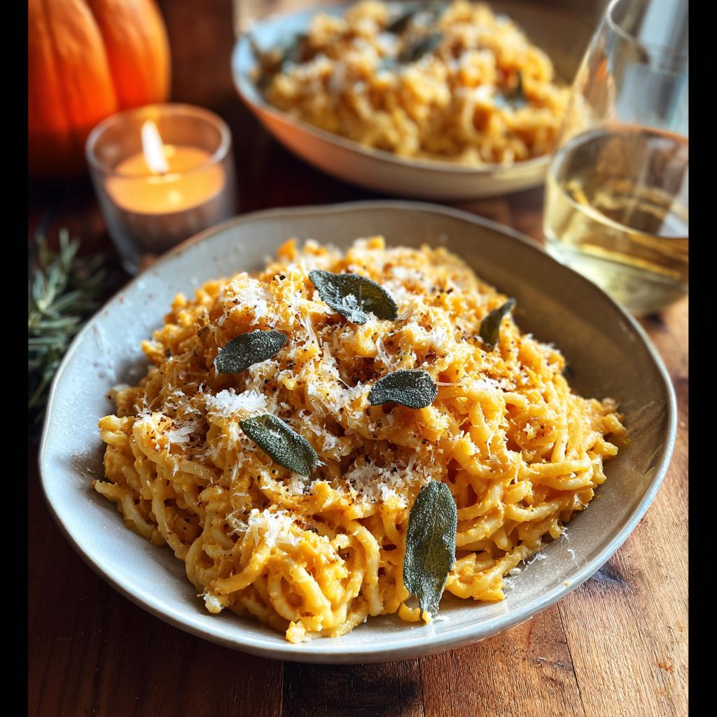 Roasted Pumpkin Pasta Cozy