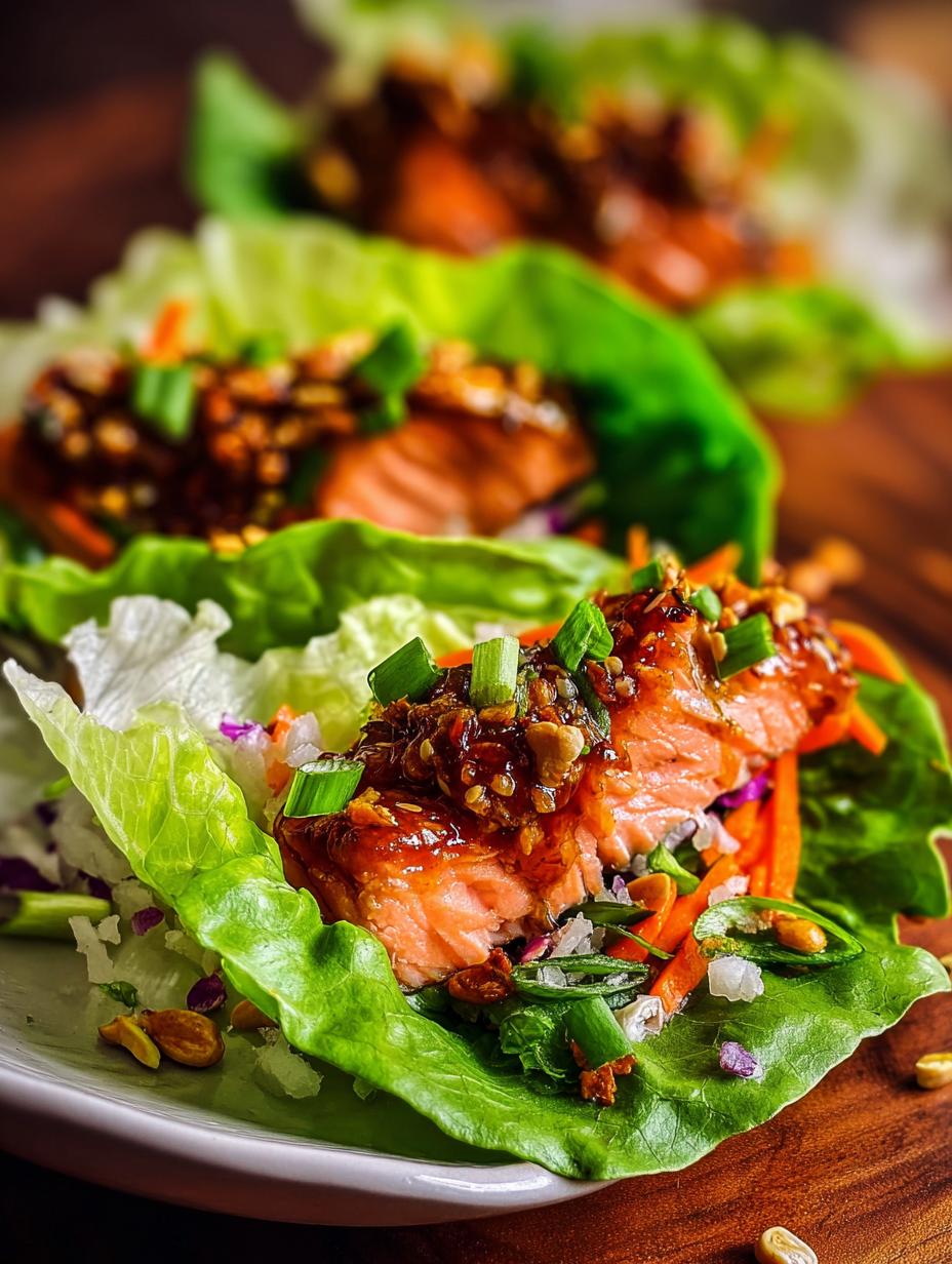 Salmon Lettuce Wraps: 15-Min Flavor Explosion - Salmon Lettuce Wraps - main visual representation