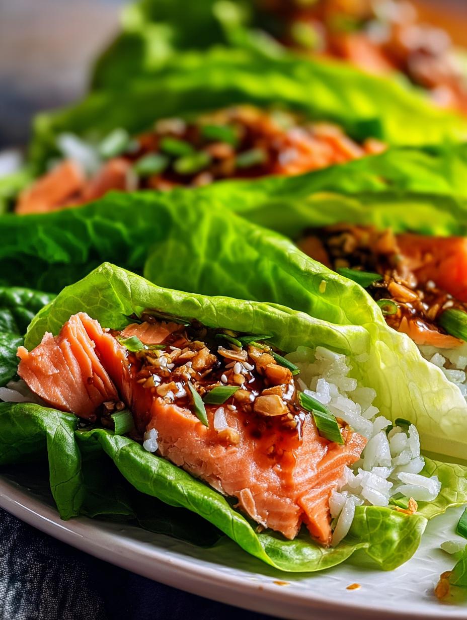 Salmon Lettuce Wraps: 15-Min Flavor Explosion - Salmon Lettuce Wraps - additional detail