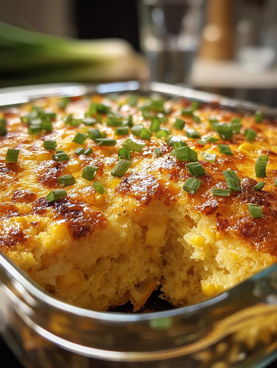Savory Cornbread Casserole: 1 Amazing Cheesy Recipe - Savory Cornbread Casserole For - main visual representation