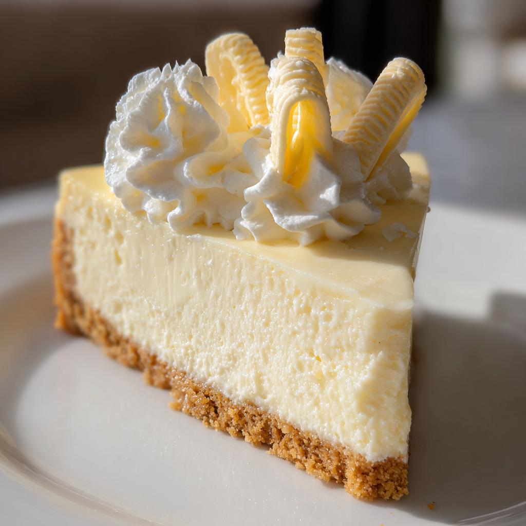 White Chocolate Cheesecake: Indulgent 1-Hour Bake - White Chocolate Cheesecake - main visual representation