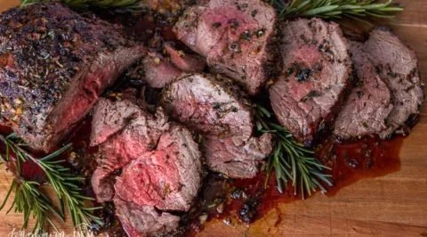 Simple beef tenderloin recipe cooked in the oven for a tender, juicy meal