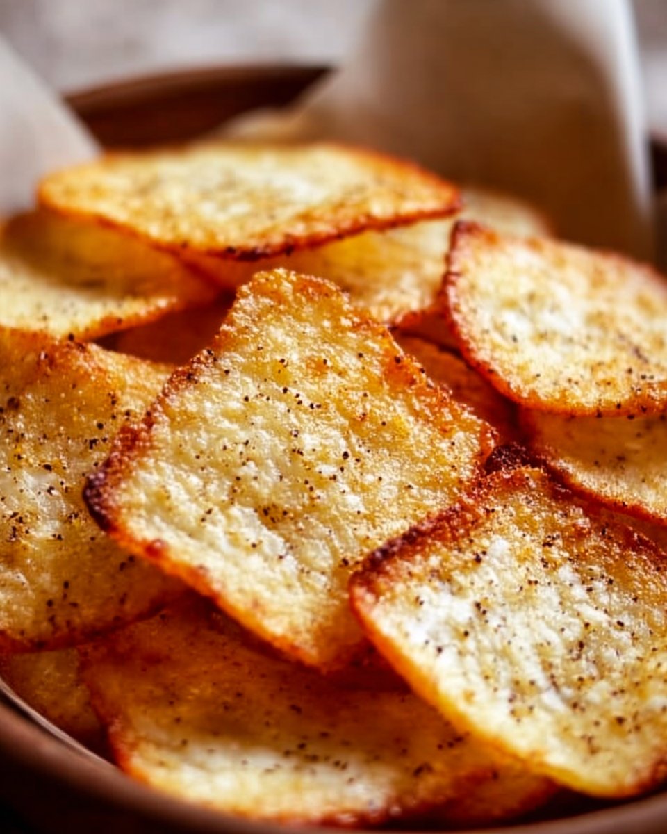 Baked Cottage Cheese Chips