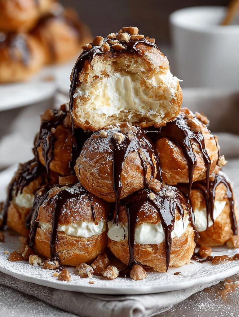 Profiterole Cake