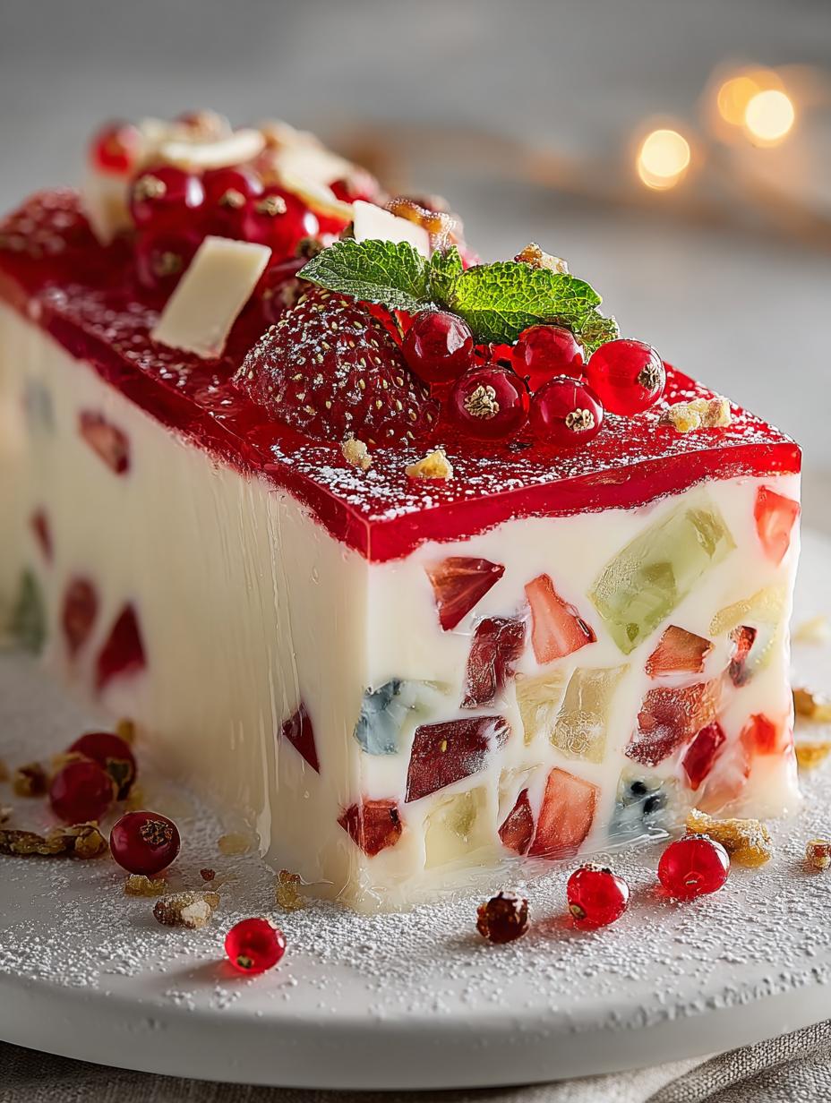 Indulge in 7 Layers of Terrazzo Jelly Cheesecake Terrine - Terrazzo Jelly Cheesecake Terrine - main visual representation