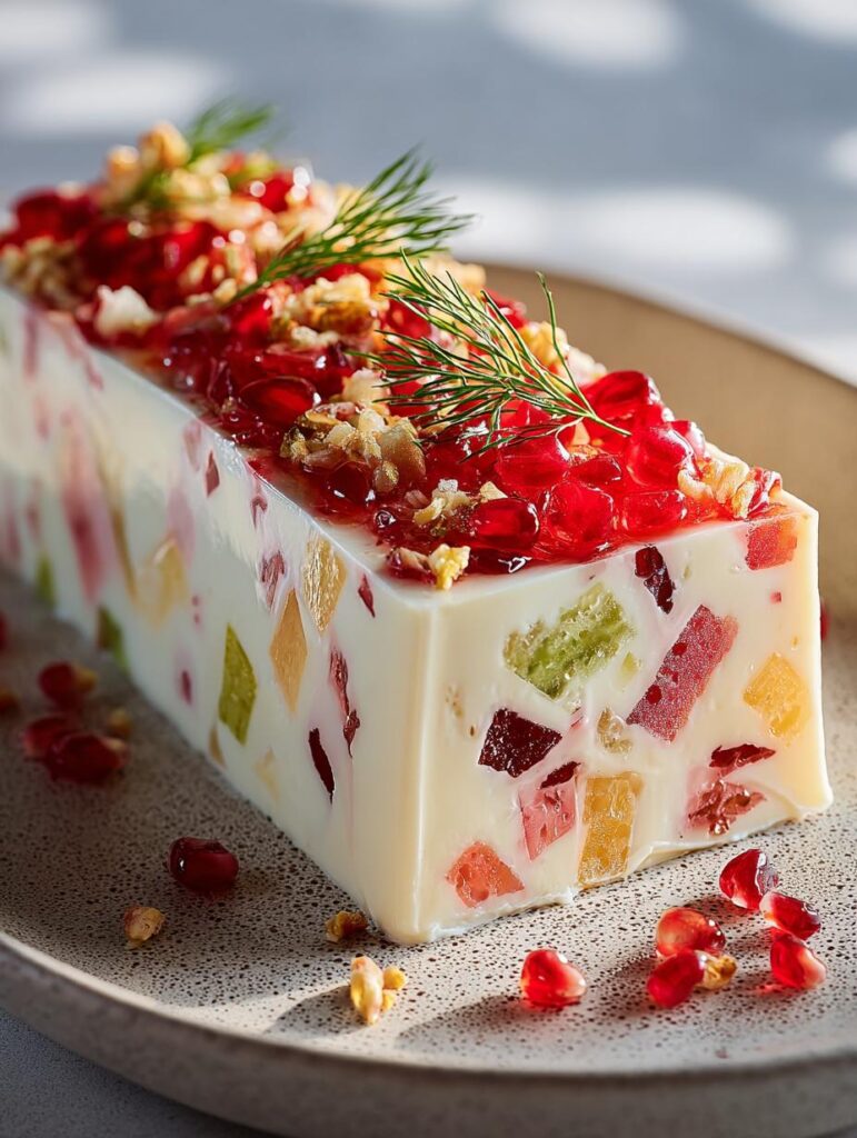 Terrazzo Jelly Cheesecake Terrine