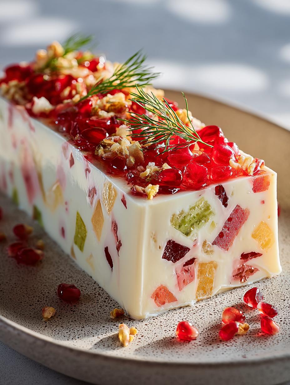 Terrazzo Jelly Cheesecake Terrine