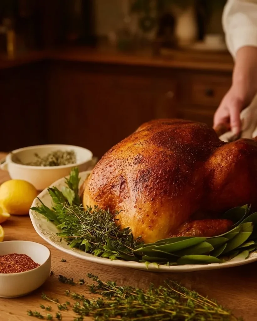 Easy Thanksgiving turkey recipe for a delicious holiday meal.