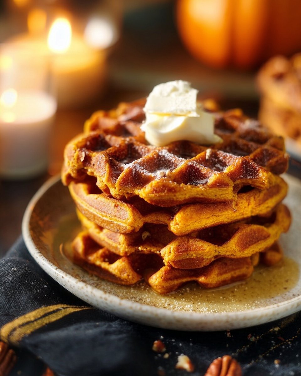 Keto Pumpkin Waffles